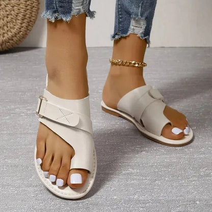 Leather Bunion-Correcting Orthopedic Sandals