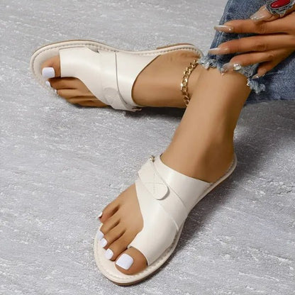 Leather Bunion-Correcting Orthopedic Sandals